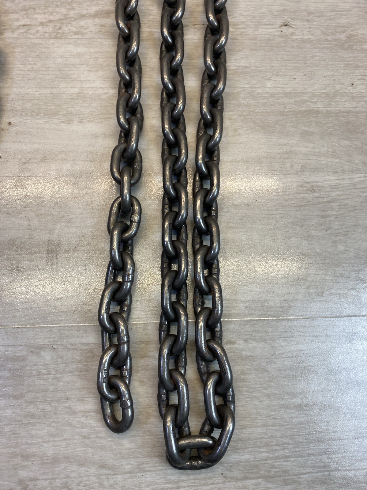 3 CM @ 5 ft Aircraft Chain Binder Links Used Magnetic 301 Stainless 226 BBQ
