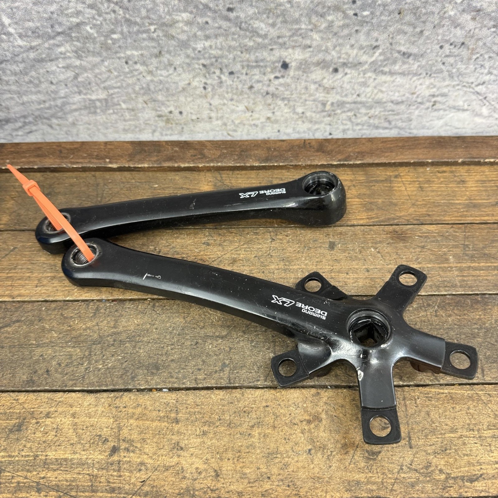Vintage Shimano Deore LX FC-M563 Crankset TRIPLE 175mm 94 BCD Black 90s MTB OG
