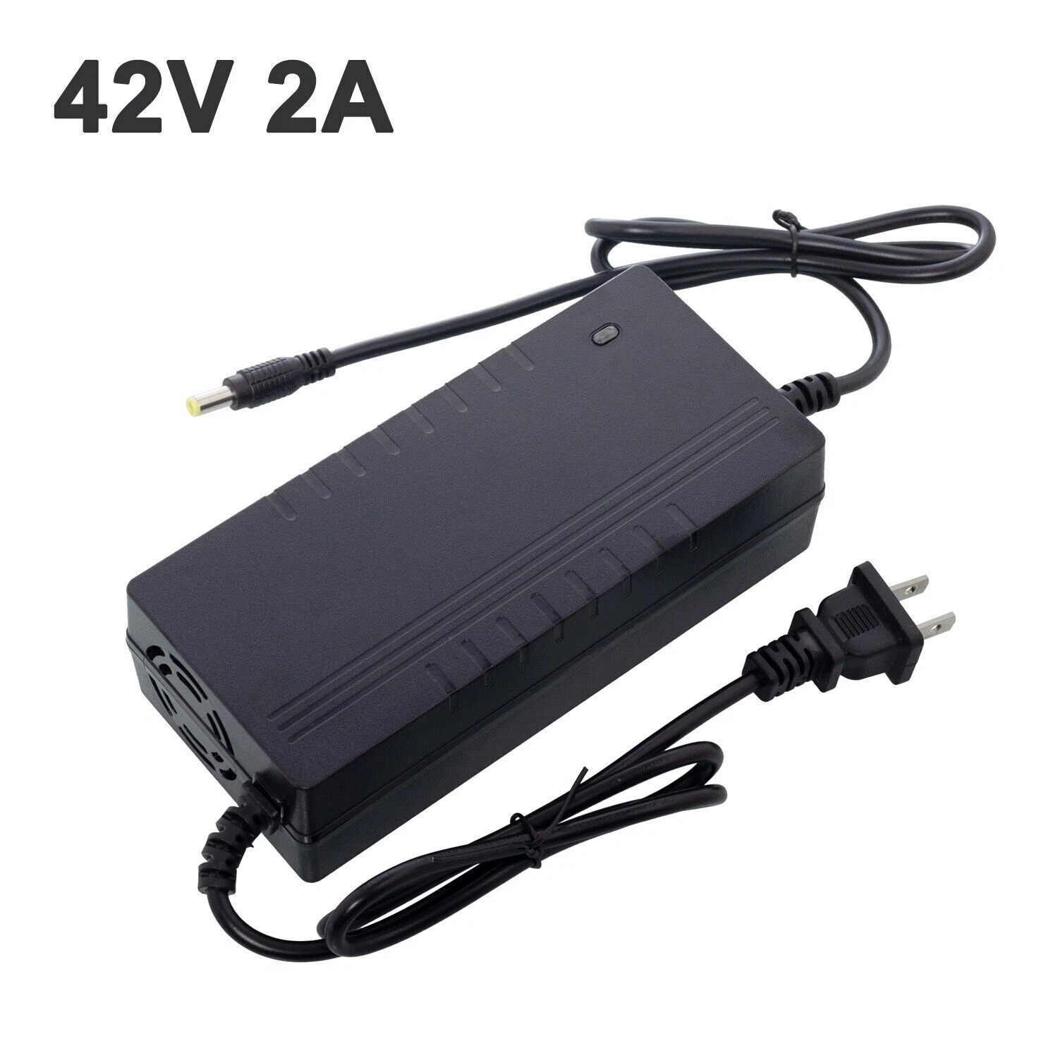 42V 2A Smart Charger DC 5.5×2.1mm Plug for 36V Bicycle Lithium Li-ion Battery