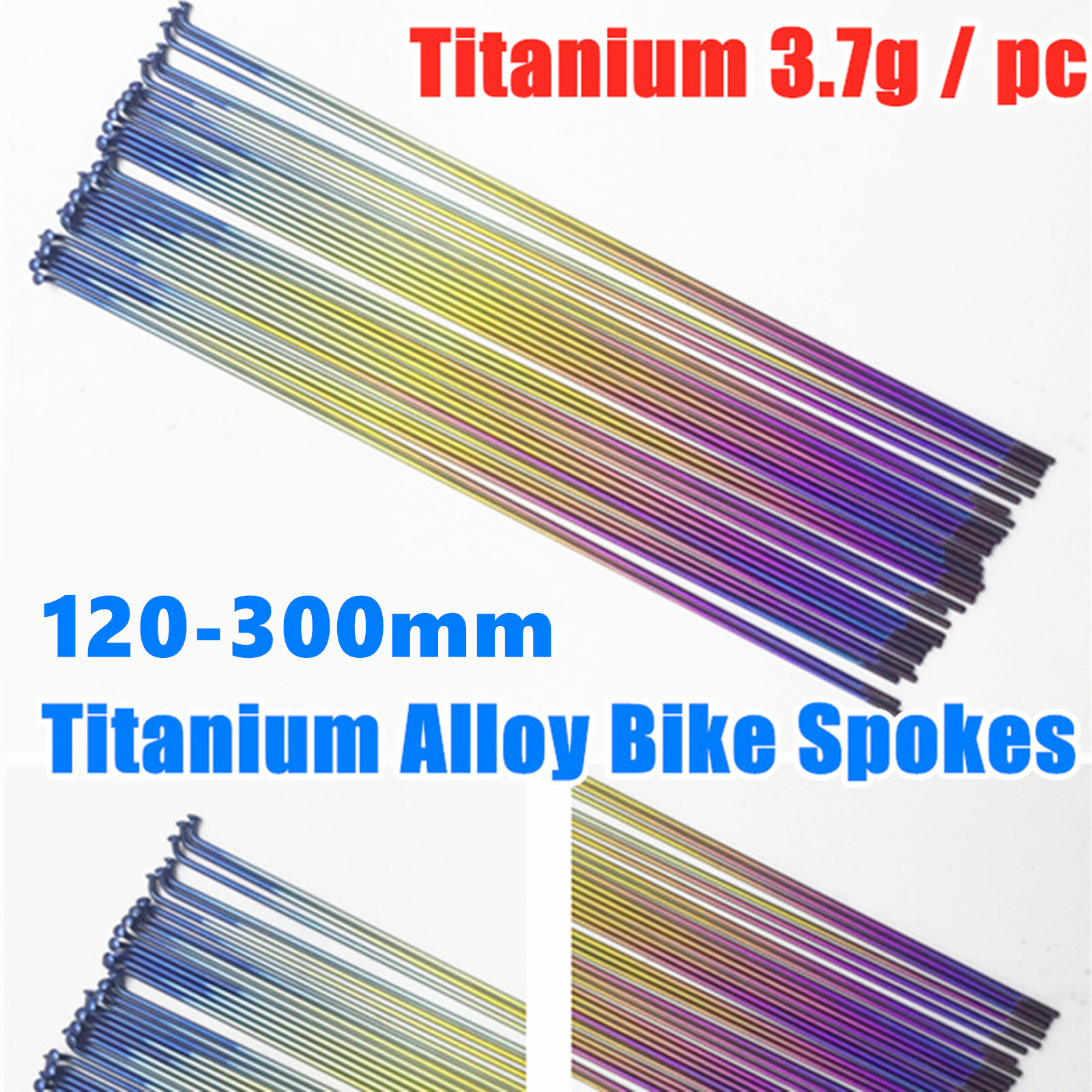 32/36/44/64pcs MTB Road Bike Wheelgroup Titanium Alloy Bicycle Spokes 180-300mm