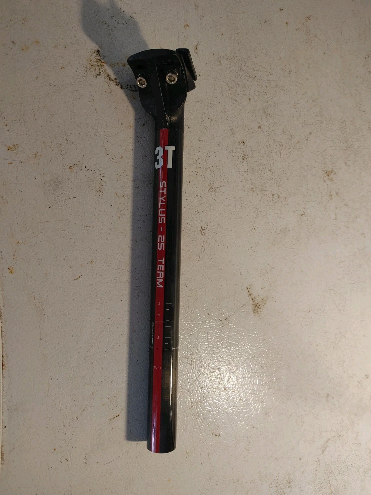 3T Stylus Team 25 Bike Seatpost (27.2mm diameter)