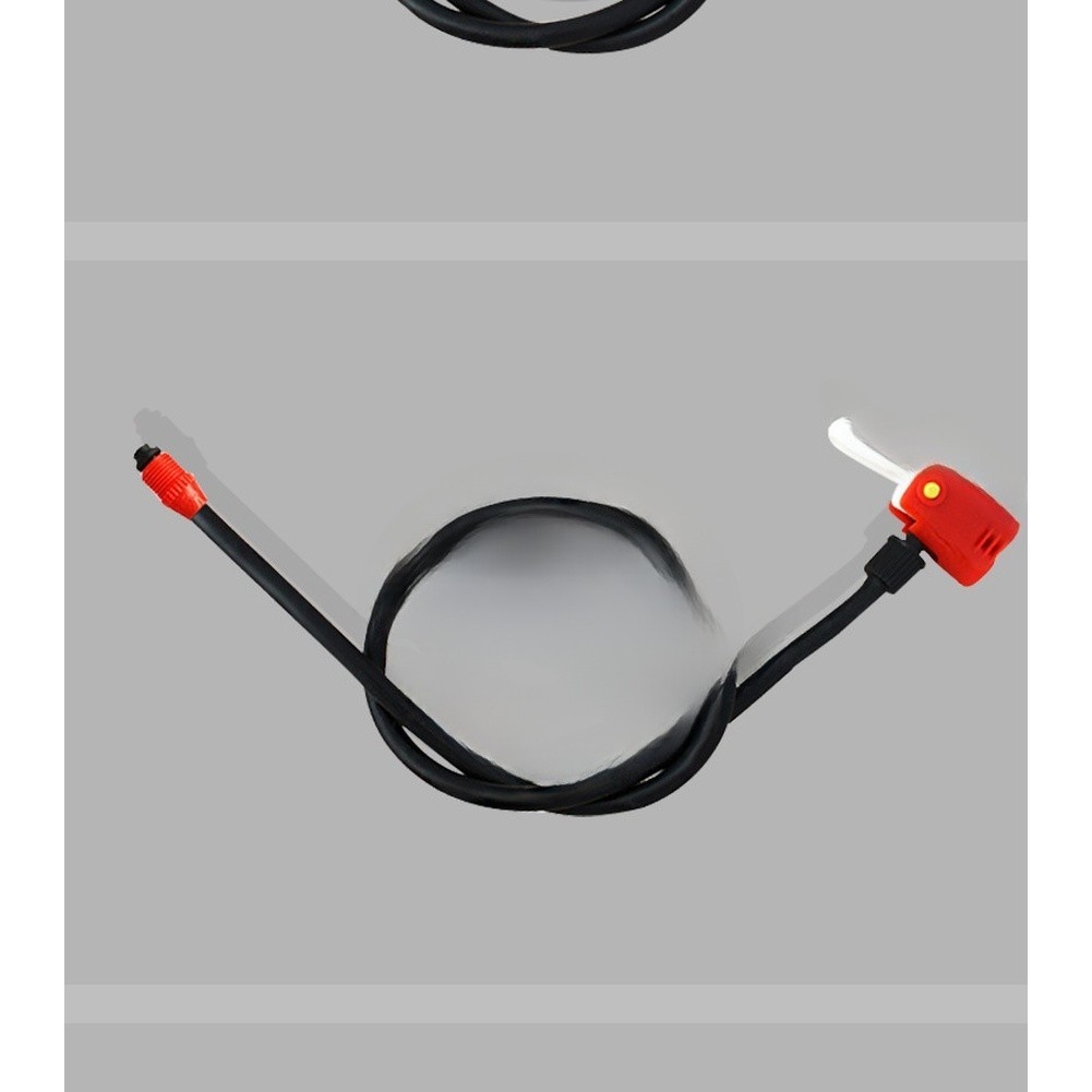 Multi-Valve Bike Pump Hose with Extended Length and Weatherproof Design