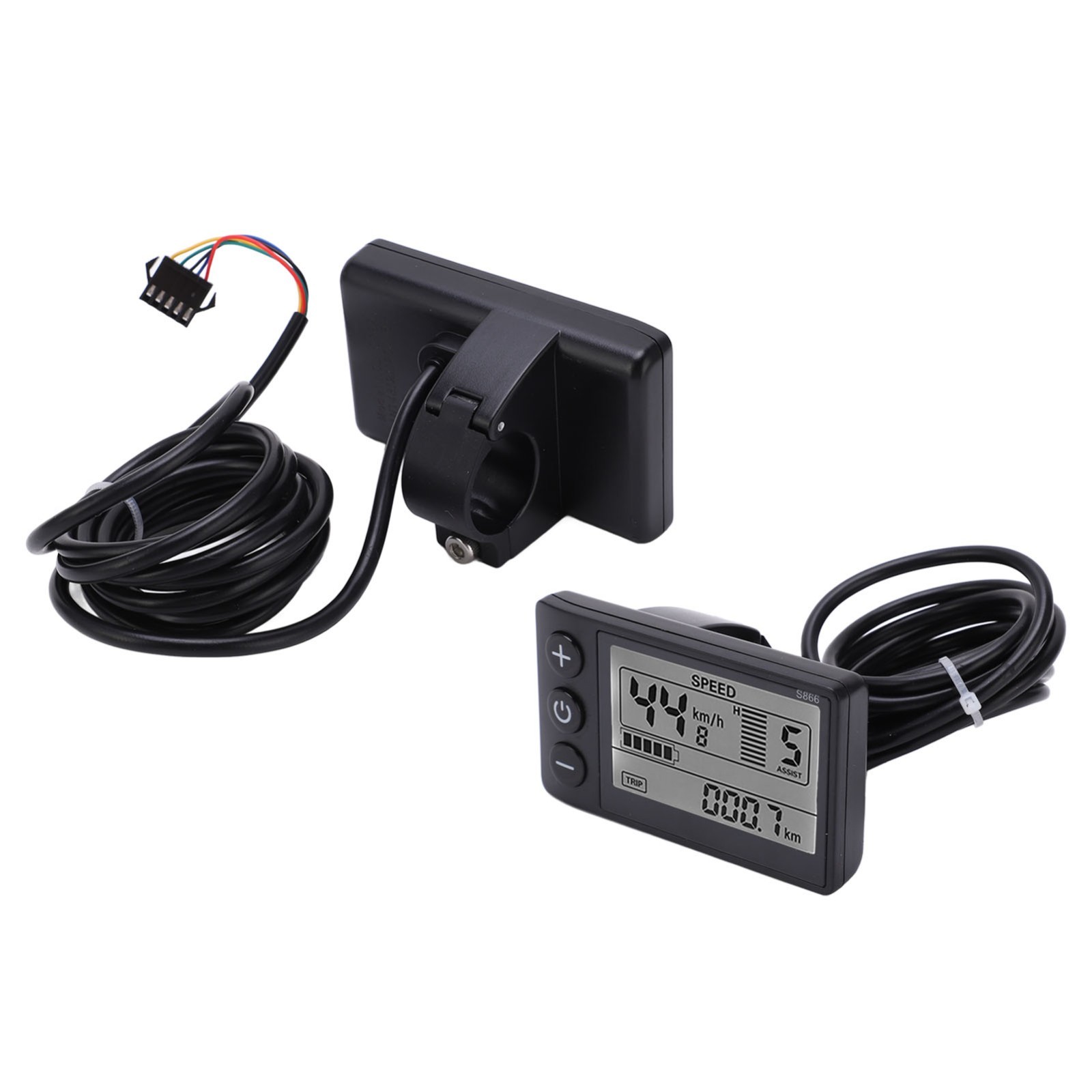 S866 E-Bike LCD Display Meter 24V 36V 48V Electric Bicycle Scooter Control Panel
