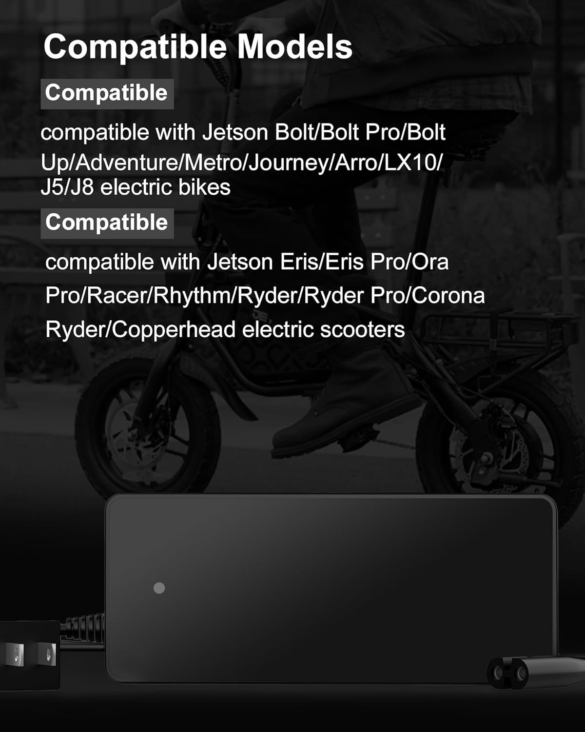 Jetson Bolt Pro Charger – 42V Replacement with , ,^