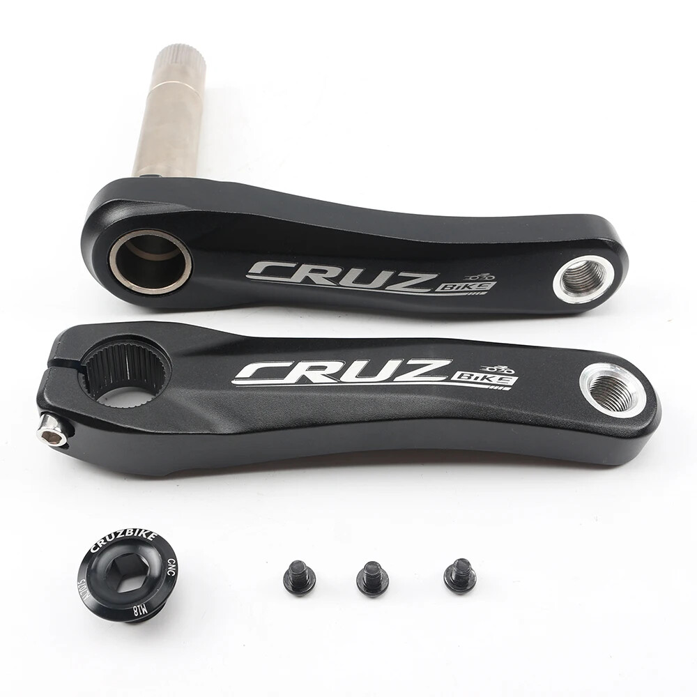 MTB Child Bike Crank Arm 89-150mm Kids Folding Bicycle Crank for 9-12 Speed
