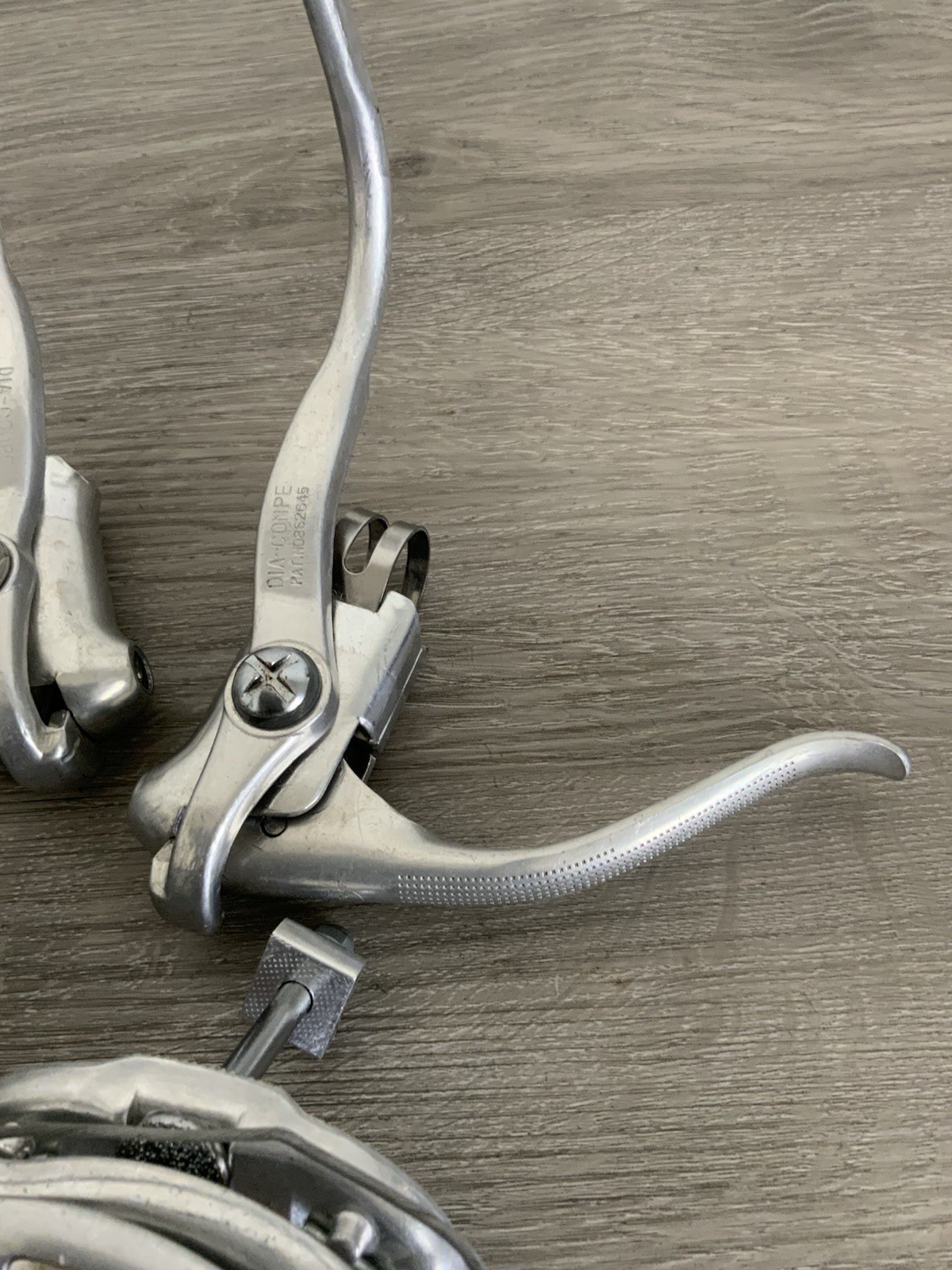 DIA-COMPE FORGED BRAKE SET CENTER PULL 55-65 MM REACH DUAL LEVERS GUIDES STRADDL