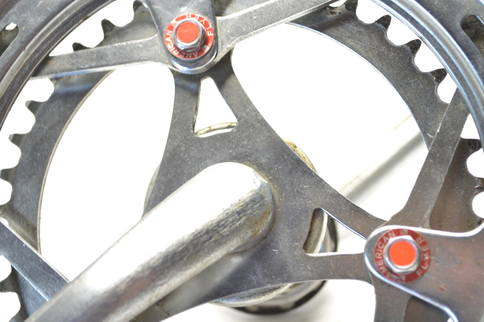 VINTAGE AMERICAN FLYER 170 MM BICYCLE 50/40 T ONE PIECE CRANK SET 1/2″ X 20 TPI