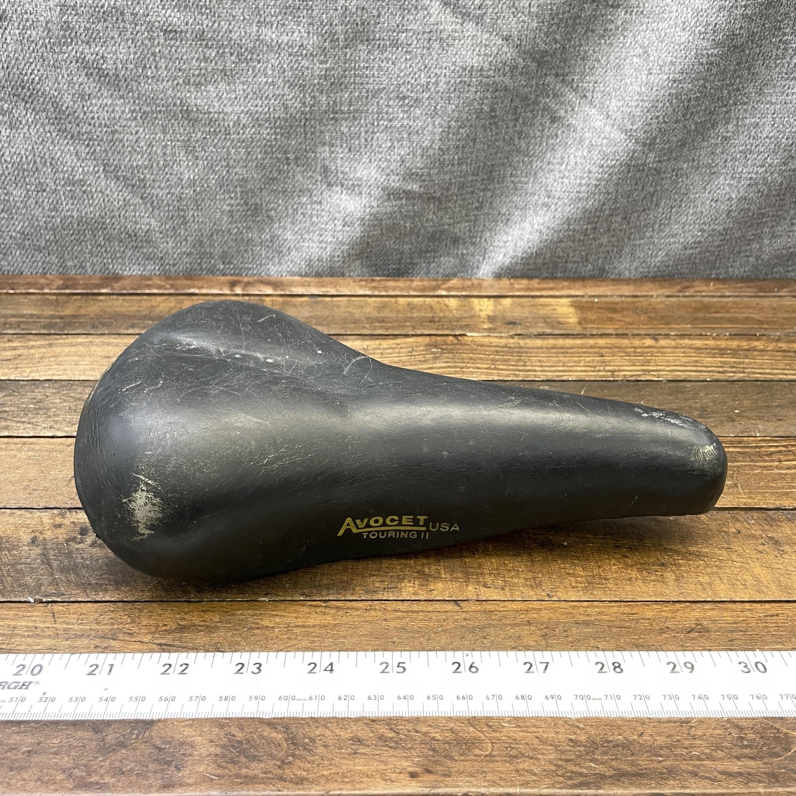 Vintage Avocet Touring II Seat Saddle Black Comfort Road Tour ATB Bike USA 390g