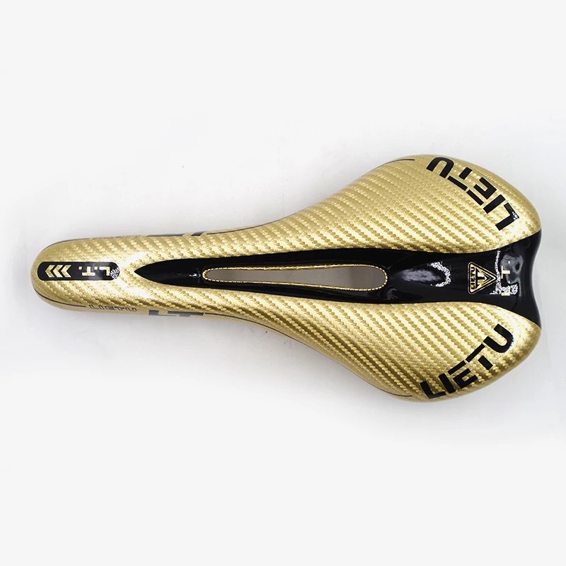 MTB Road Bike Carbon Leather Saddle Cycling Seat Front Cushion Bike Saddle