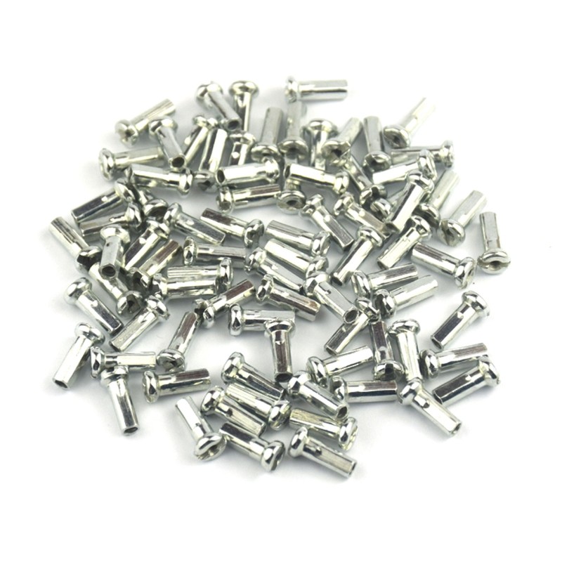 60Pcs/pack MTB Bike Road Nipples 14G 14mm 2.0mm Ultralight High Strength