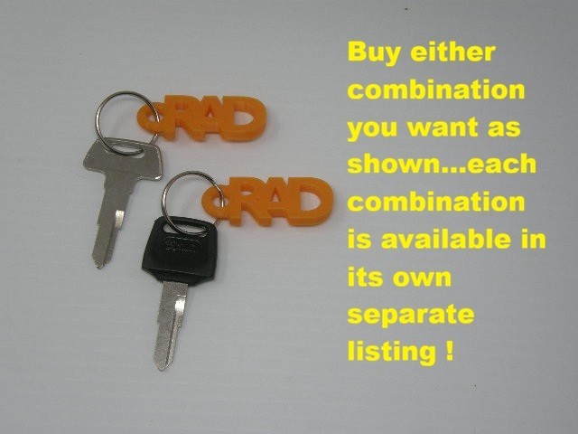 🔑RAD POWER BIKES Universal Battery Key & RAD Keychain ! 🔑