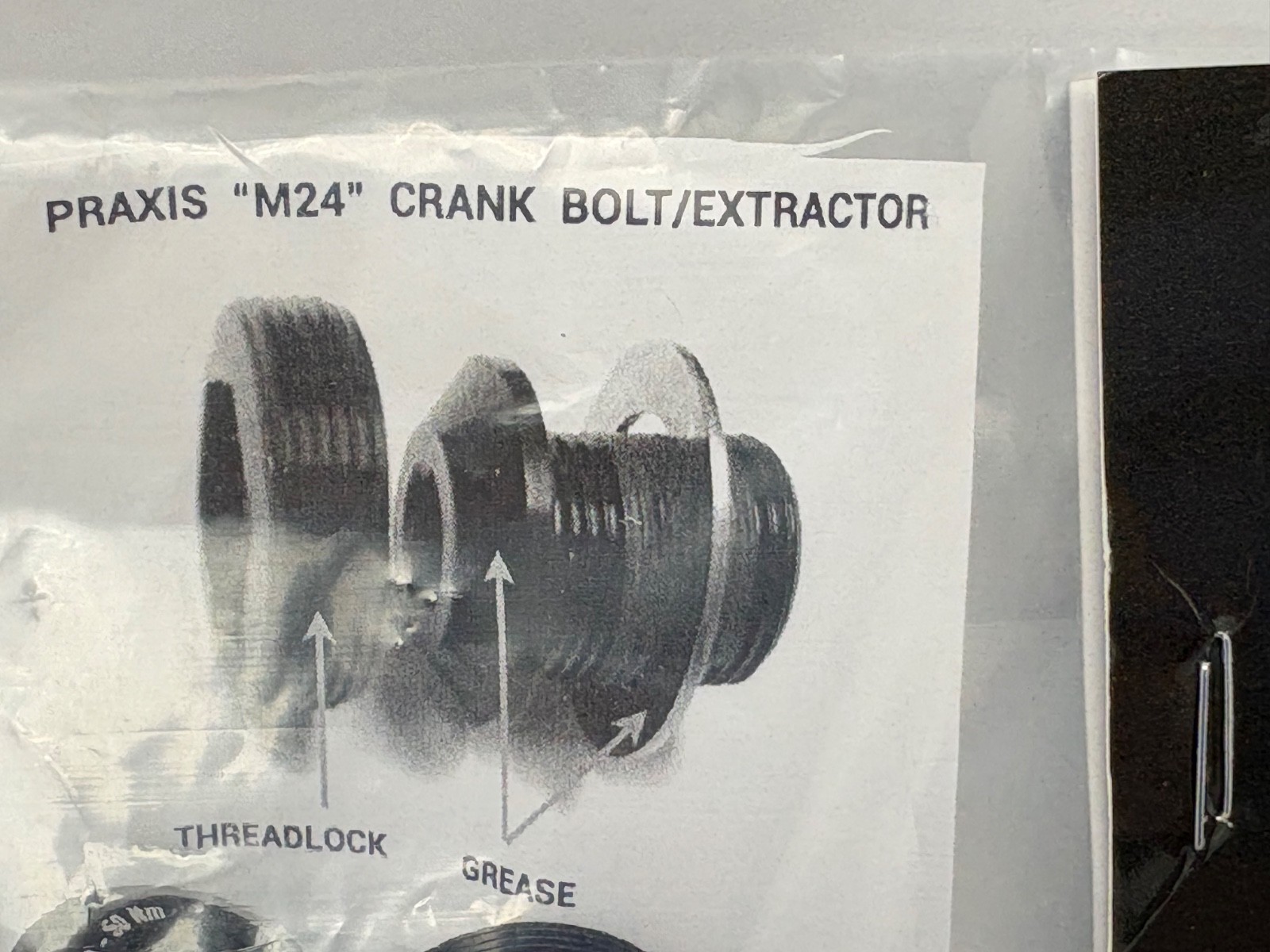 New Praxis M24 Main Crank Arm Fixing Bolt Washer and Extractor Alba Cadet Bikes