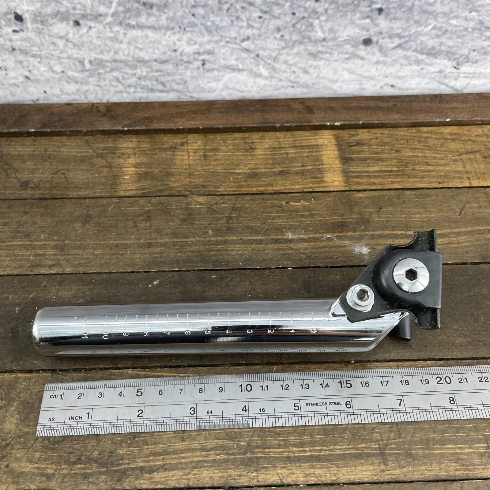 Vintage Ruggieri RR.14 Seatpost 27.2mm Reggisella NOS New Italy Bike Part