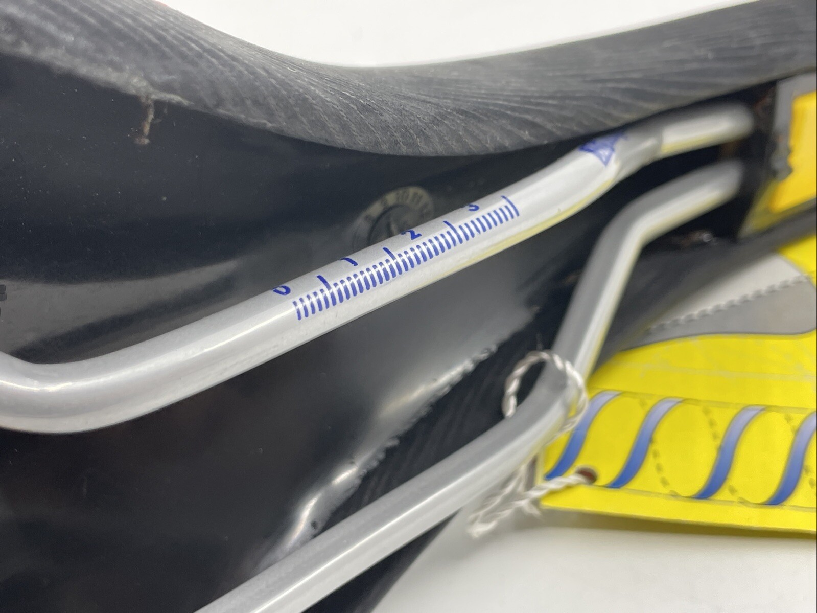 NOS VINTAGE 1999 Selle Italia Turbomatic 3 Black Leather Manganese Rail Saddle