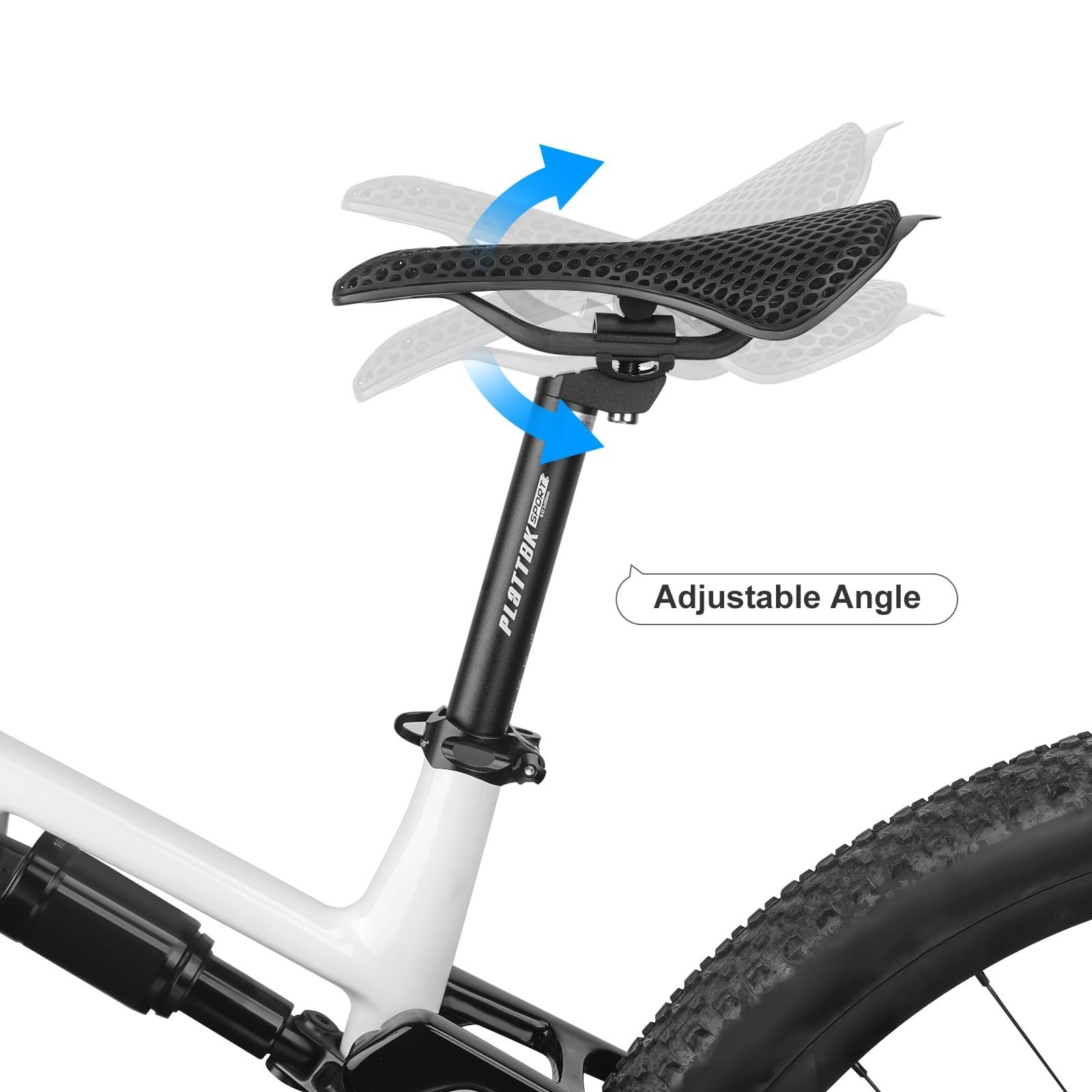 PLATTBK Bike Seat Post 25.4/27.2/28.6/30.9/31.6 350mm Aluminum Alloy Road Bik…