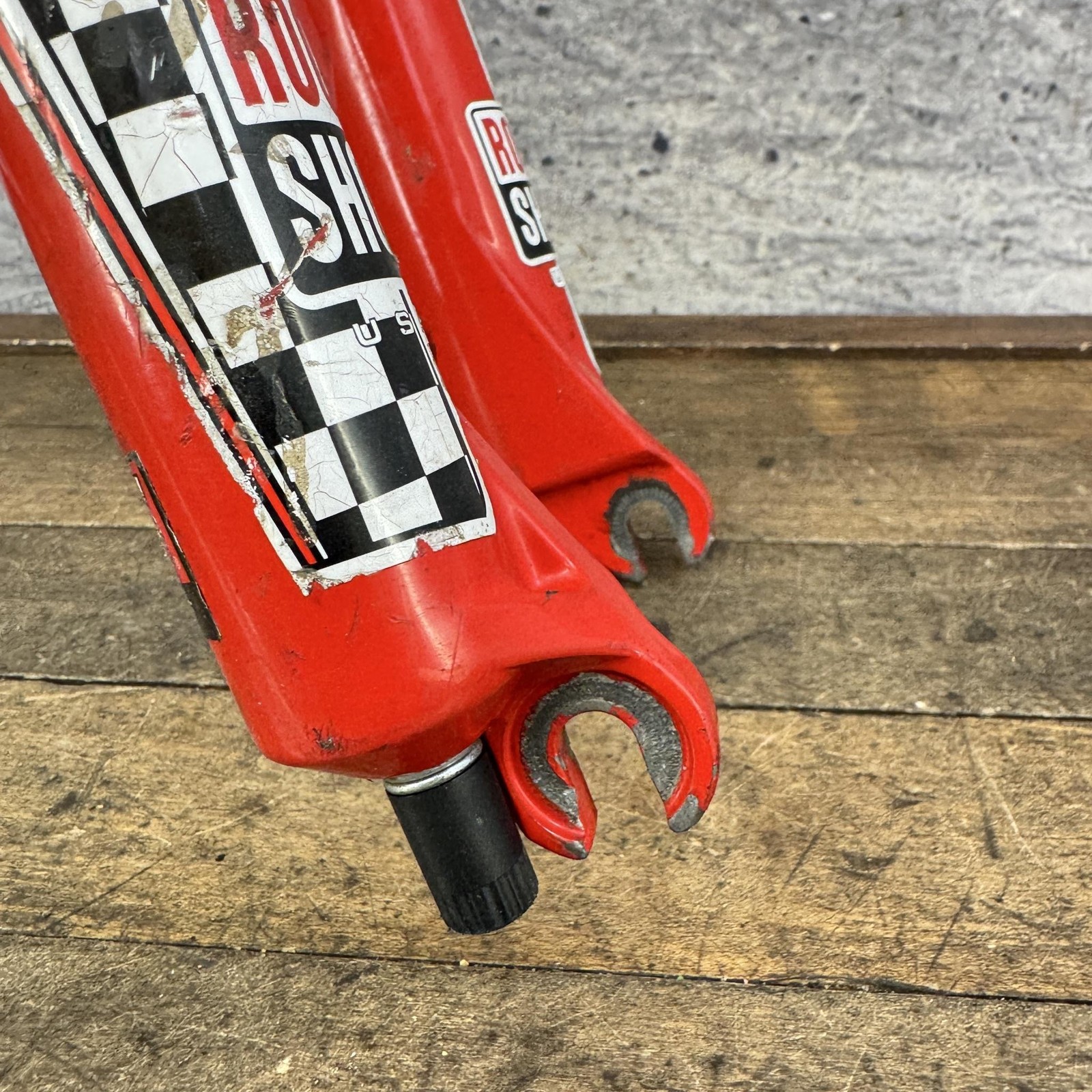 Vintage RockShox Judy Race Suspension Fork 26 1 1/8 Threadless V-Brake Disc Flag