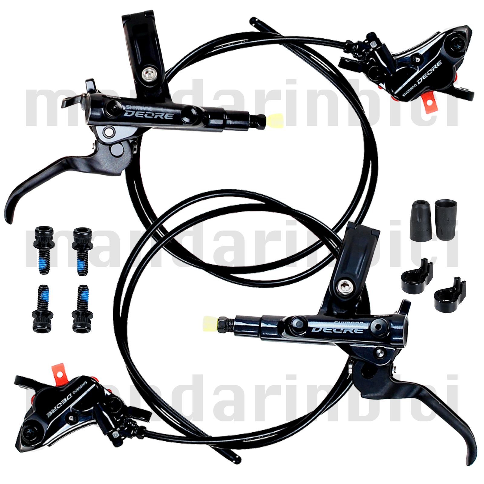 NEW Shimano DEORE BR-M6120 Disc Brake BL-M6100 (LR) & BR-M6120 (FR) J-kit OEM