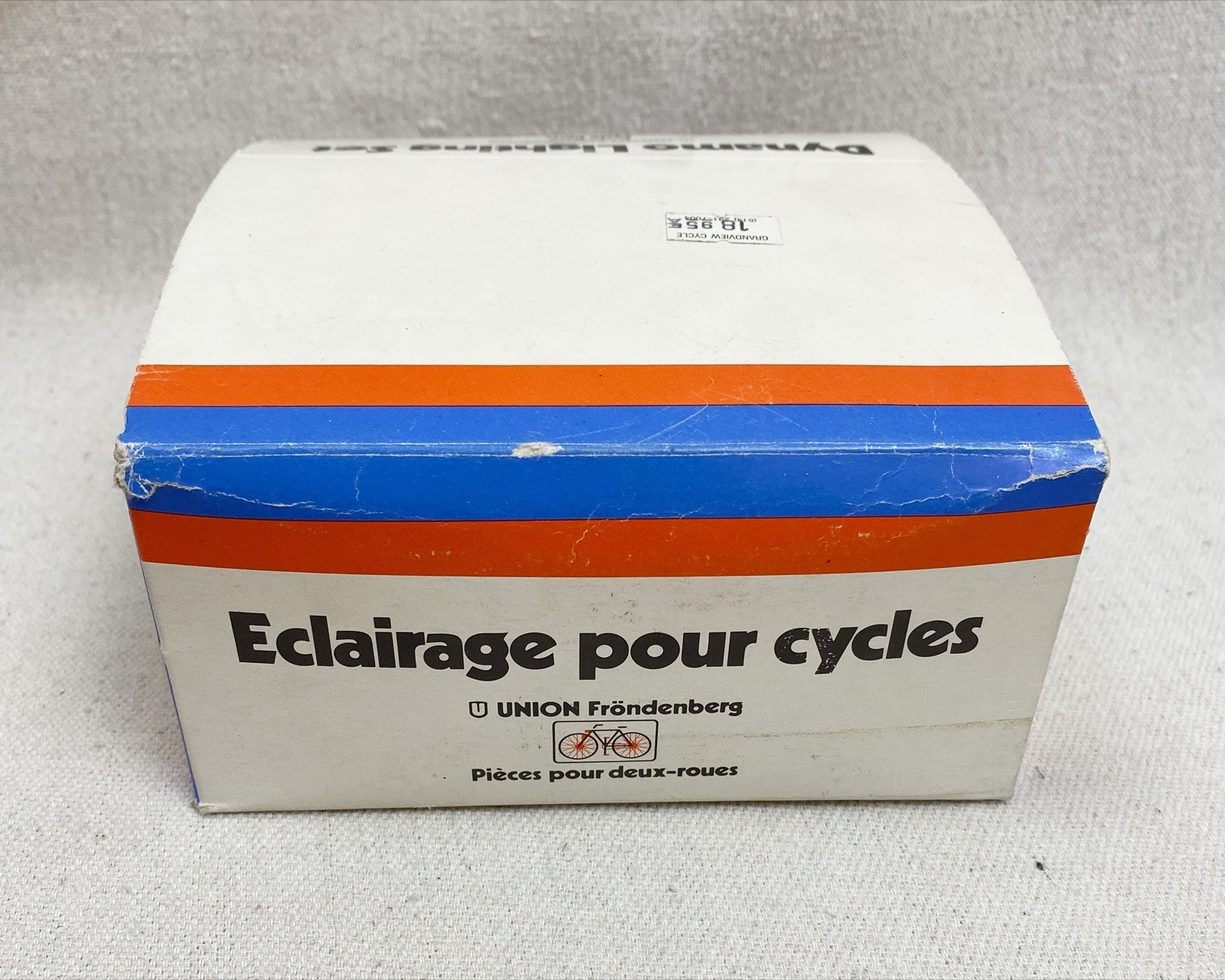 NOS Union Dynamo Generator Head Tail Light Set Bicycle Vtg Schwinn Puegeot Fuji