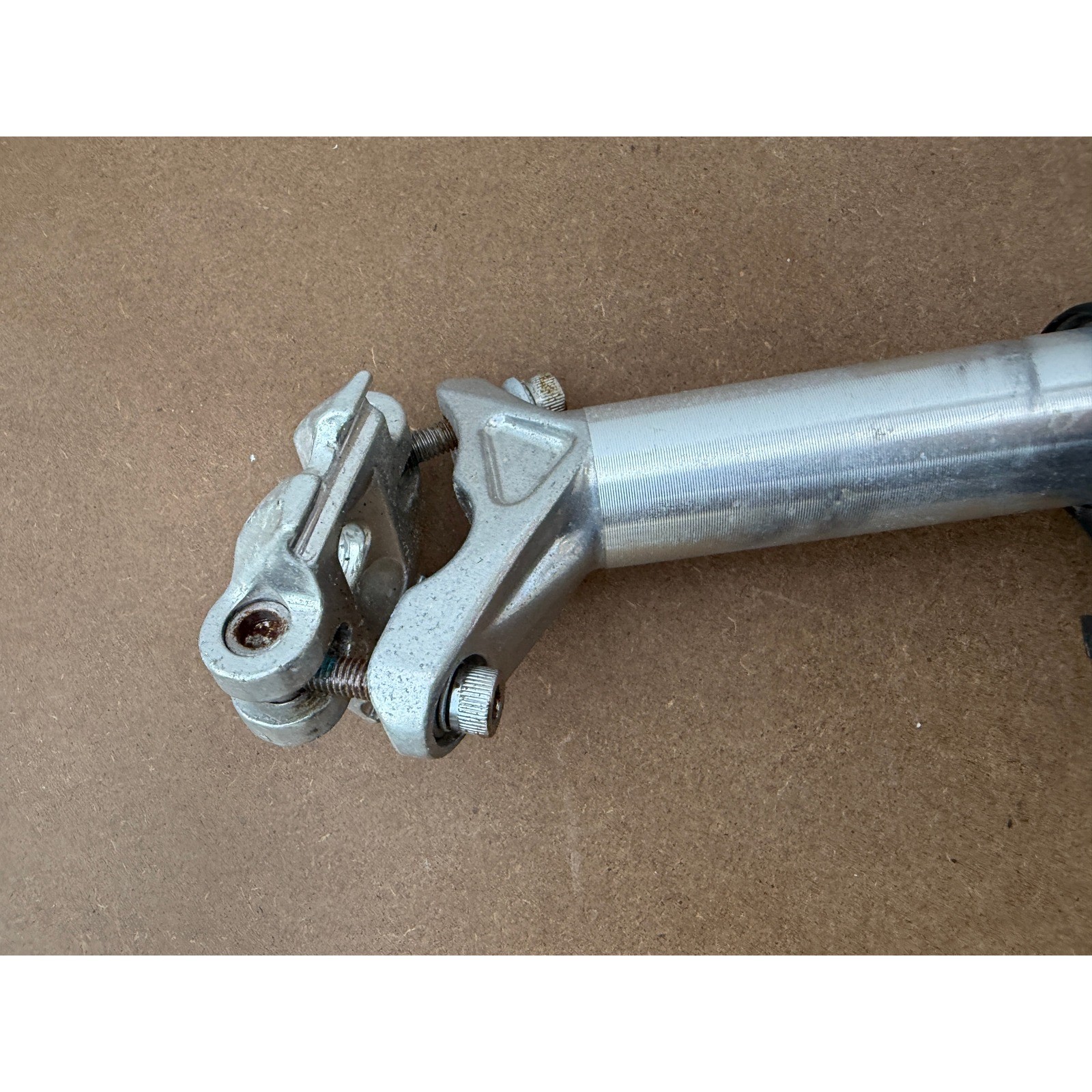 Promax Alloy Bicycle Seatpost 27.2mm x 340mm Silver Micro Adjust Twin Bolt