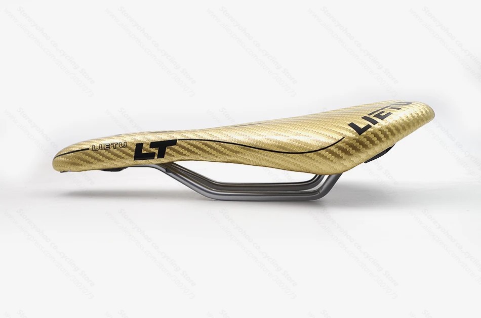 MTB Road Bike Carbon Leather Saddle Cycling Seat Front Cushion Bike Saddle