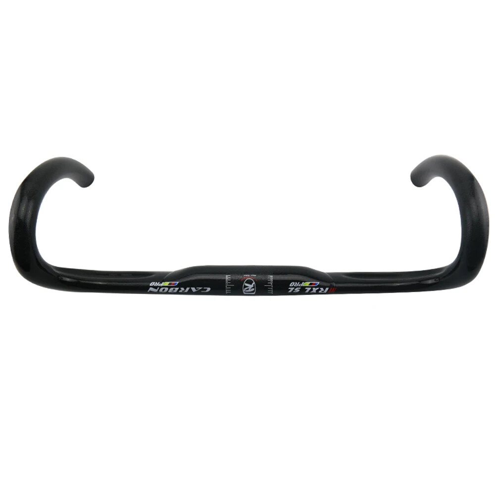 Carbon Road Bike Flats Handlebar Racing Bicycle Speed Handlebar 400/420/440mm