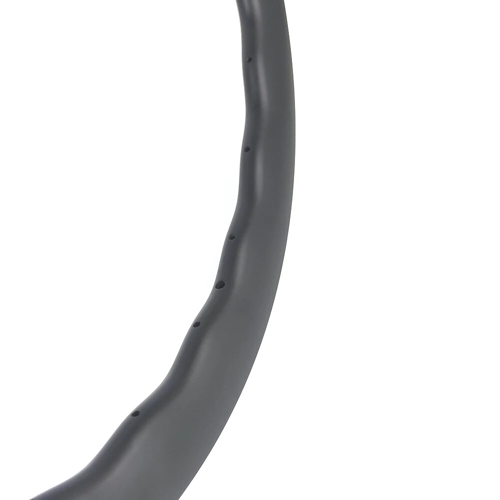 700C Gravel Bike Carbon Rim 24Holes 28mm Width 35-50mm Depth Clincher Tubeless