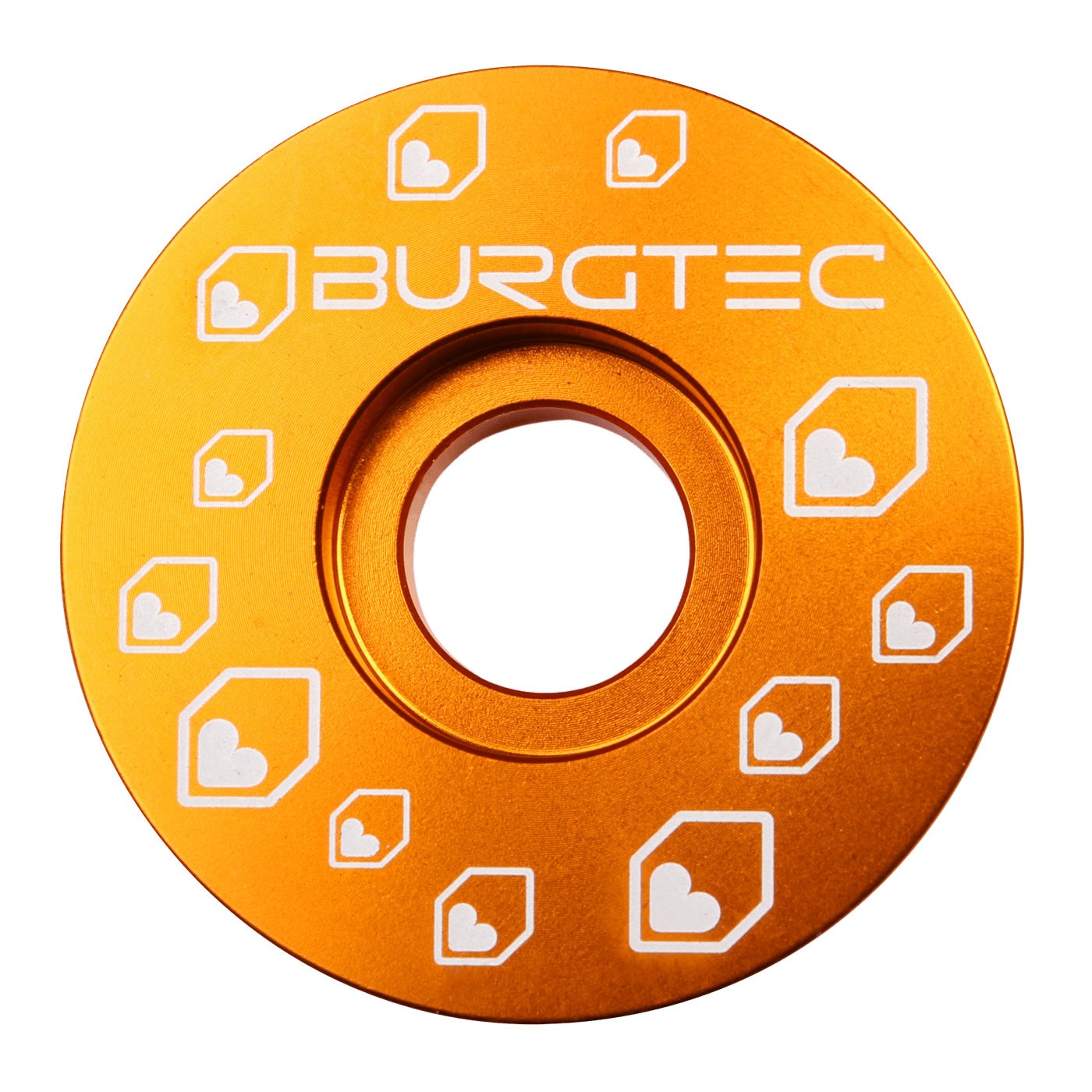Burgtec Top Cap – Iron Bro Orange