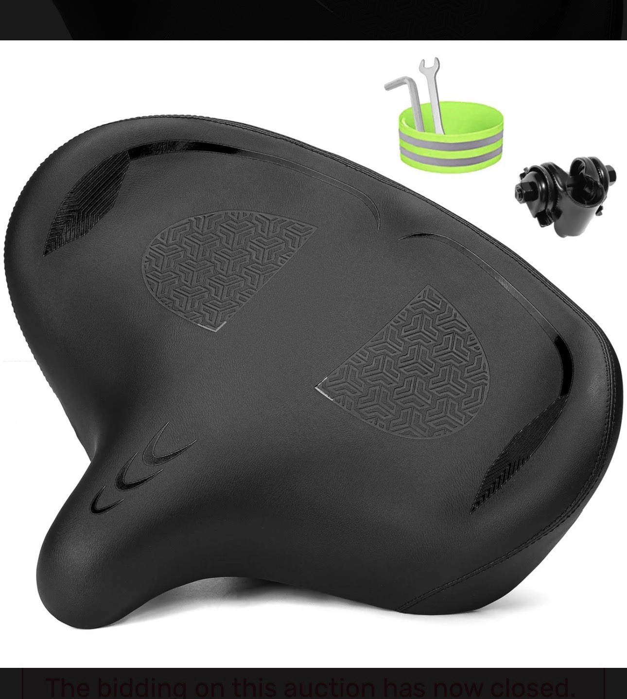 CDYWD Oversized Bike Seat for Men & Women Comfortable Wing Padded