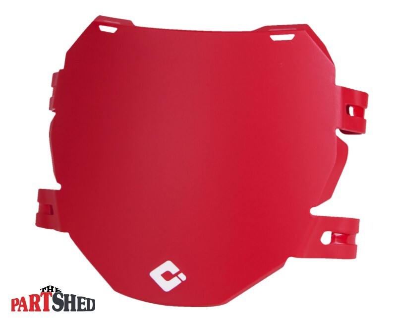 ODI Downhill Mountain Bike Red Number Plate & Decal Kit For Ebikes Surrons MTBS