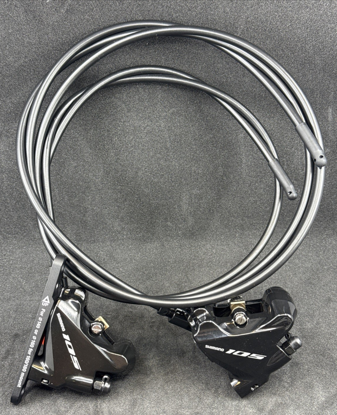 Shimano 105 BR-R7070 Hydraulic Disc Brake Set Front & Rear Flat-Mount & Hoses