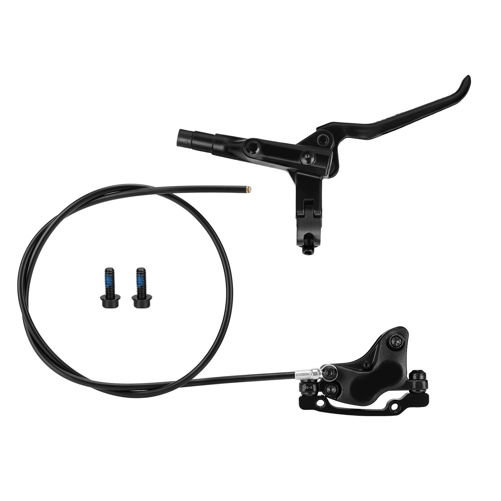 Hydraulic Disc Brake Set Front Rear 4 Piston Split Tube for Mountain Bike