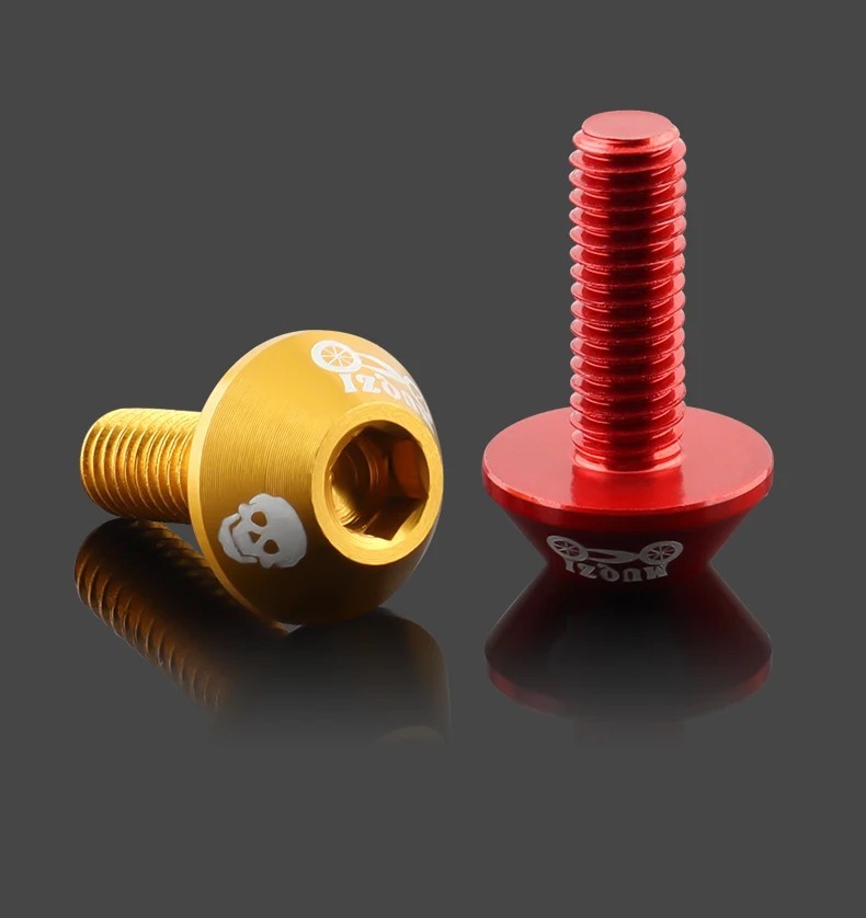 M6 Bike Brake Caliper Screw 7075 Aluminum Alloy V Brake Clamp Bolt MTB Road Fold