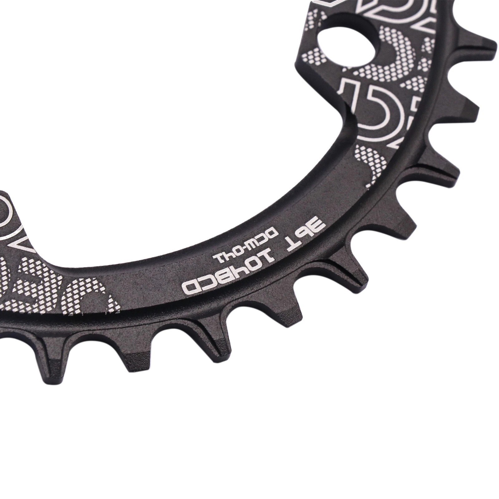 Replacement for DECKAS 104BCD Narrow Wide Chainring 36T,Round/Oval