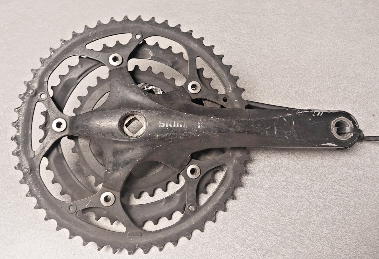 Shimano FC-2308 Triple Crankset 175mm 52/42/32t BCD130/74 MTB Hybrid USA Shipper