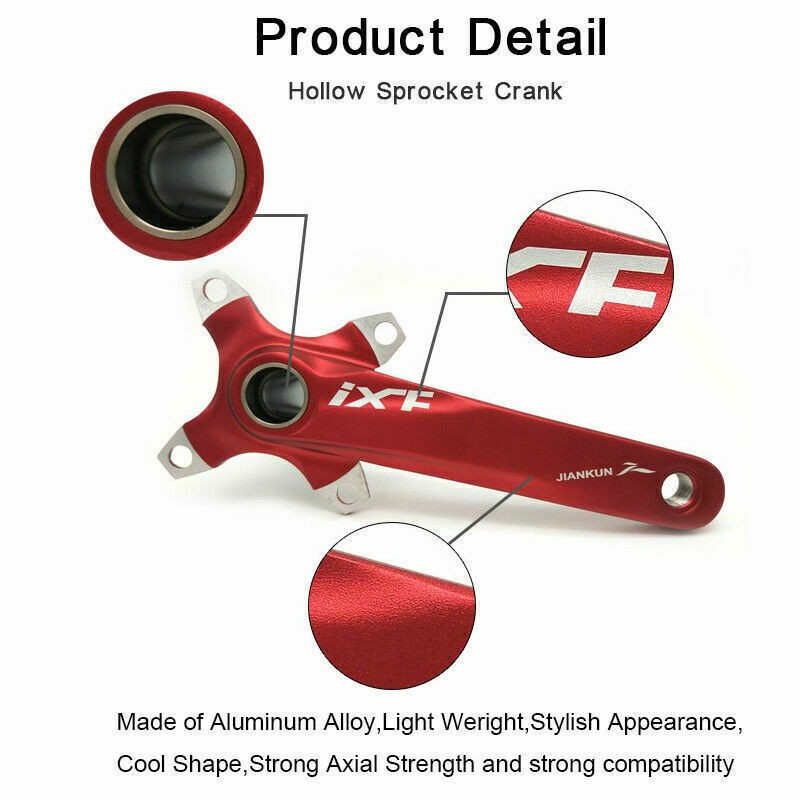 IXF 104BCD Hollowtech Crank Arm Mountain Bike Bottom Bracket 170mm For Shimano
