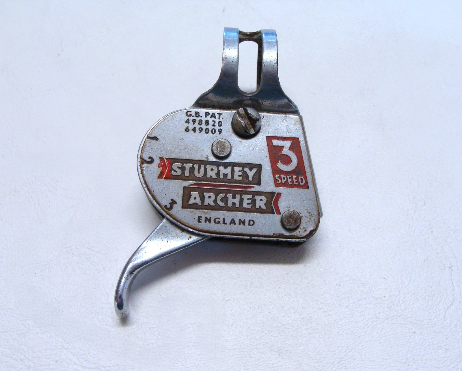 ~ Vintage Sturmey Archer 3s 3 Speed Trigger Shifter AW Raleigh Sports England ~