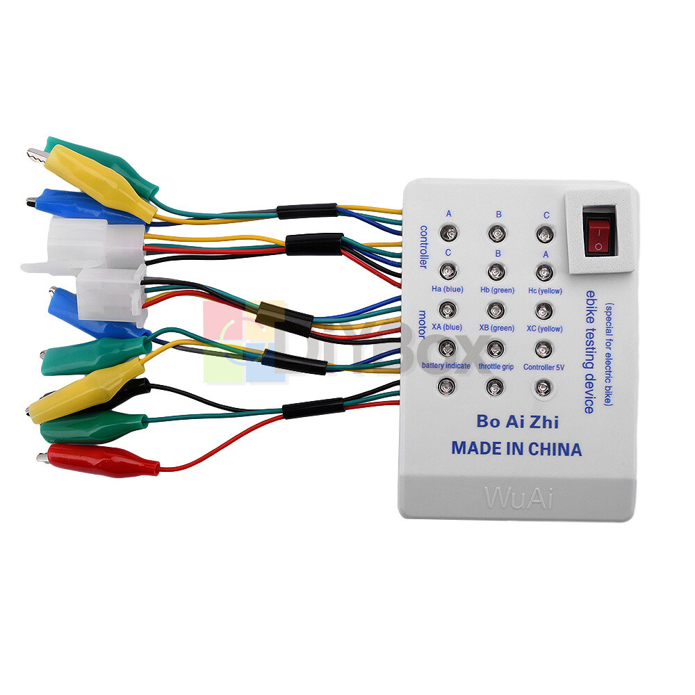 Brushless Motor Tester Ebike Testing Device Electric Hall Tester Detector 24-72V