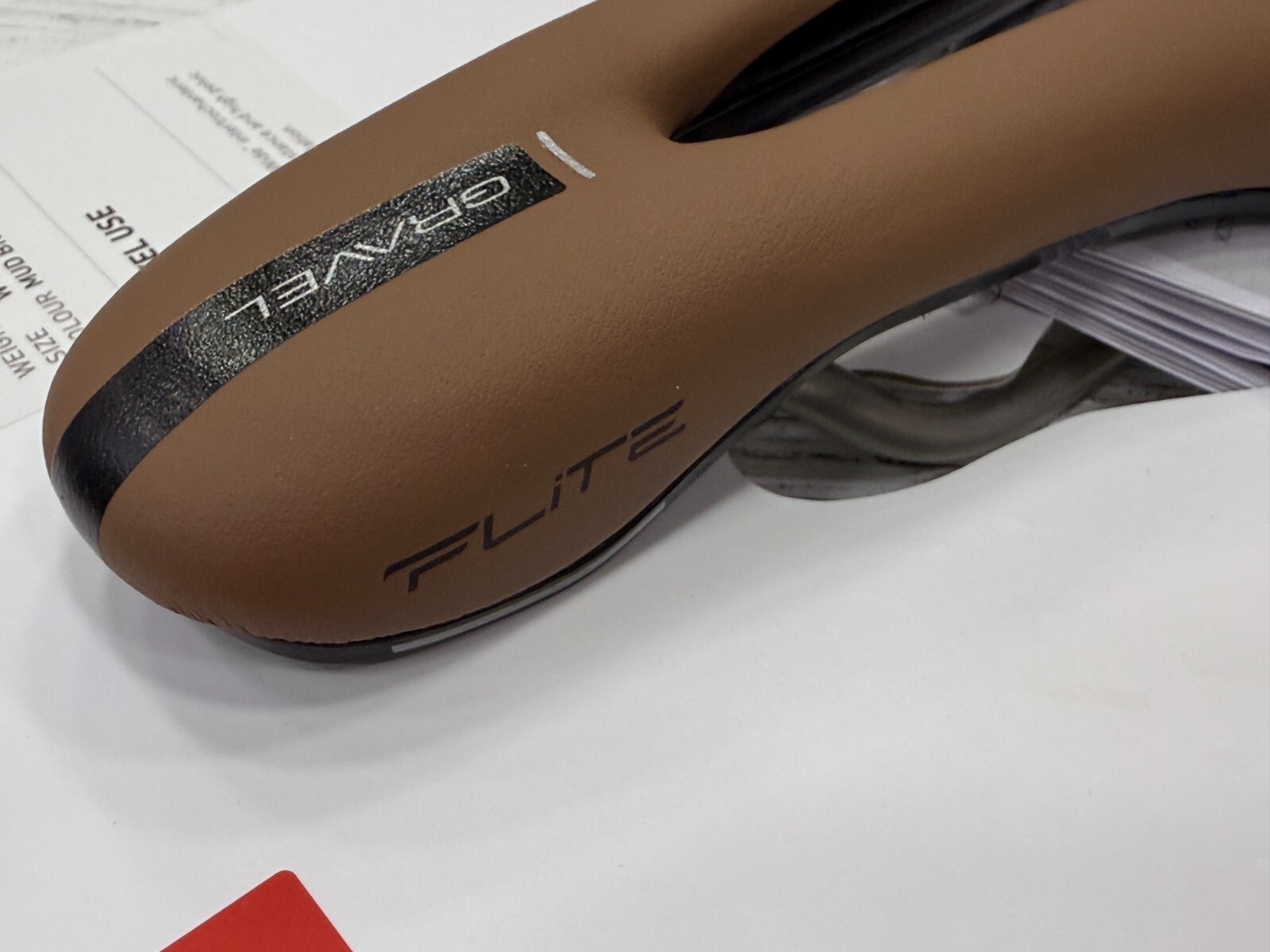 Selle Italia Flite Boost Gravel L3 TI316 Superflow Saddle (Brown )