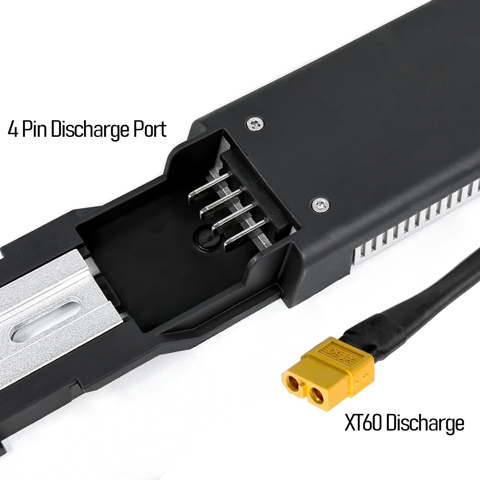 Ebike Battery Mounting Plate Replacement for 4pin Electric Bike, XT60 & Anderson