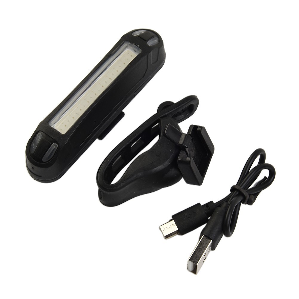 USB Rechargeable LED Bicycle Headlight Bike Front Rear Lamp Cycling Taillight