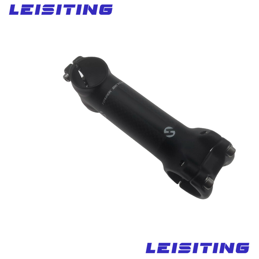 TOSEEK Aluminium + Carbon Fiber Bike 6/17 Degree Stem Bicycle Handlebar Stems