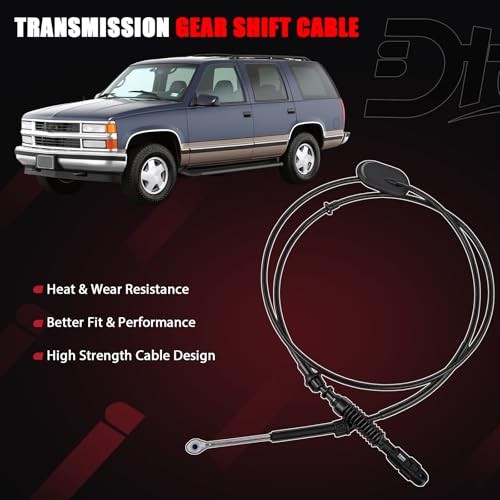 Automatic Transmission Gear Shift Cable, Gear Shifter Cable Compatible with