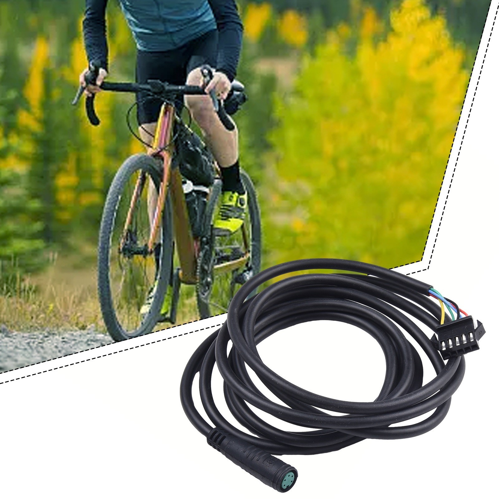 1.7m 50g E-bike 5pin 1.7m Adapter Converte E-bike Adapter Cable Extension Cable