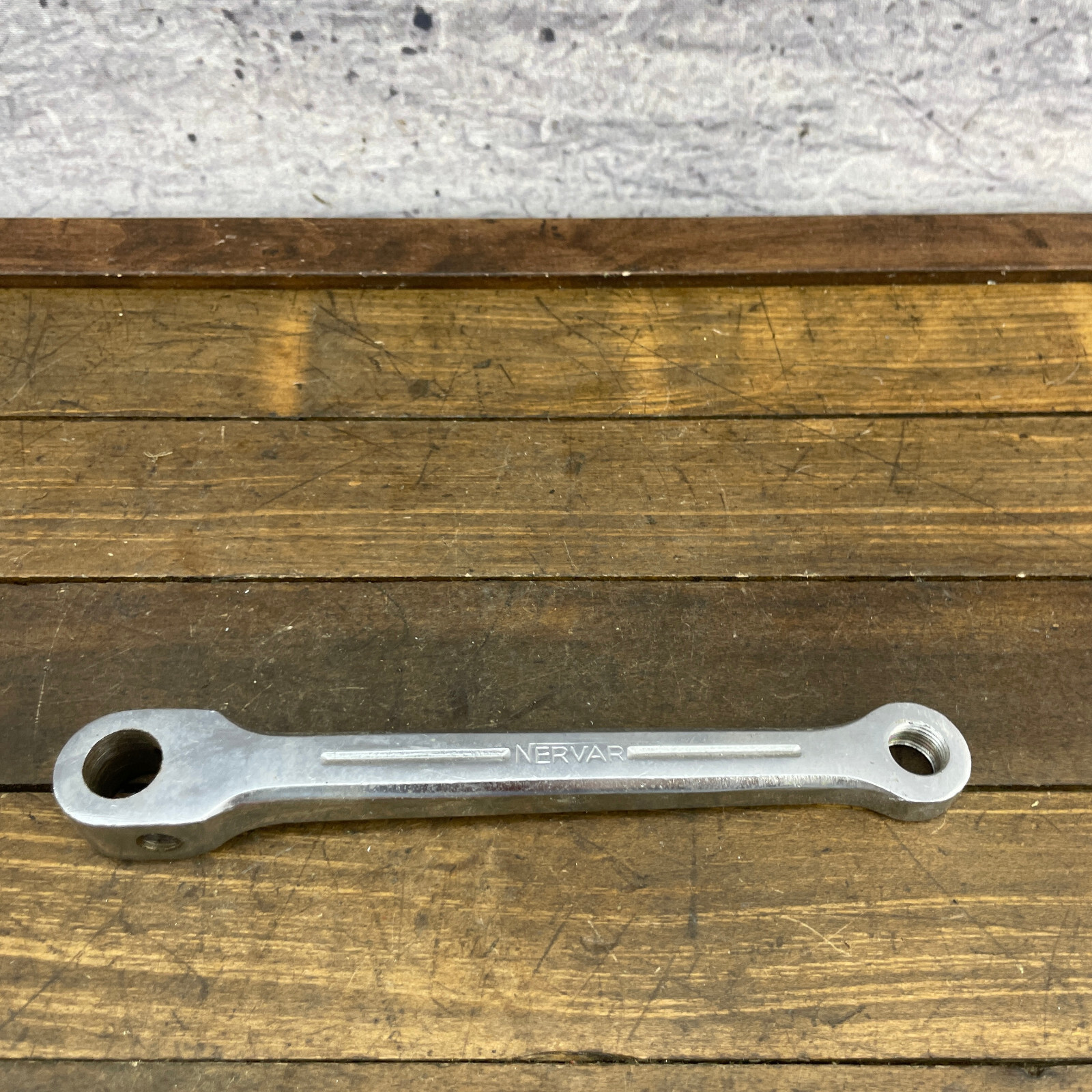 Vintage Nervar Crank Arm Left 170 mm Steel Chrome Cottered Peugeot Race A5