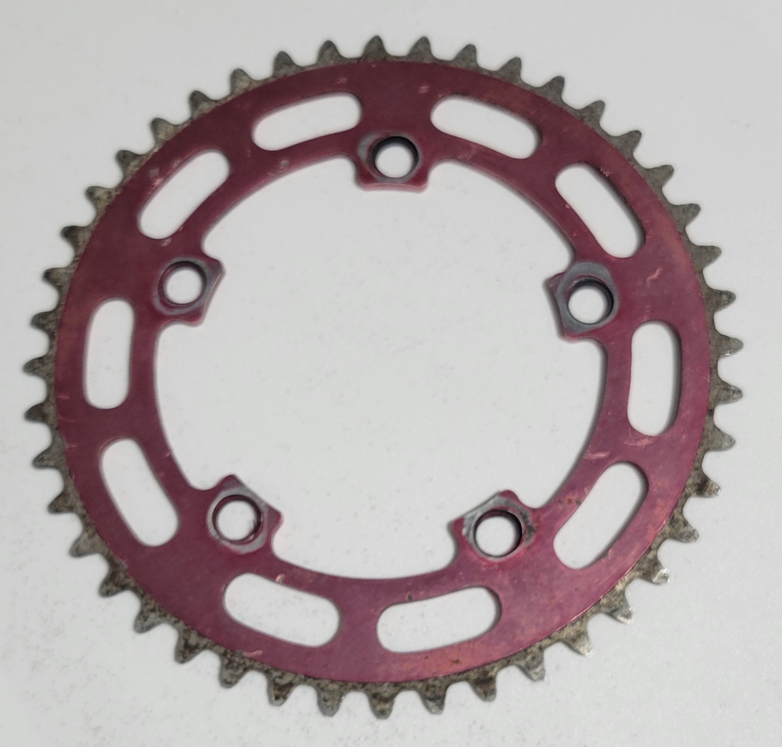 Sugino Crown BMX 44T Red Chainring Sprocket