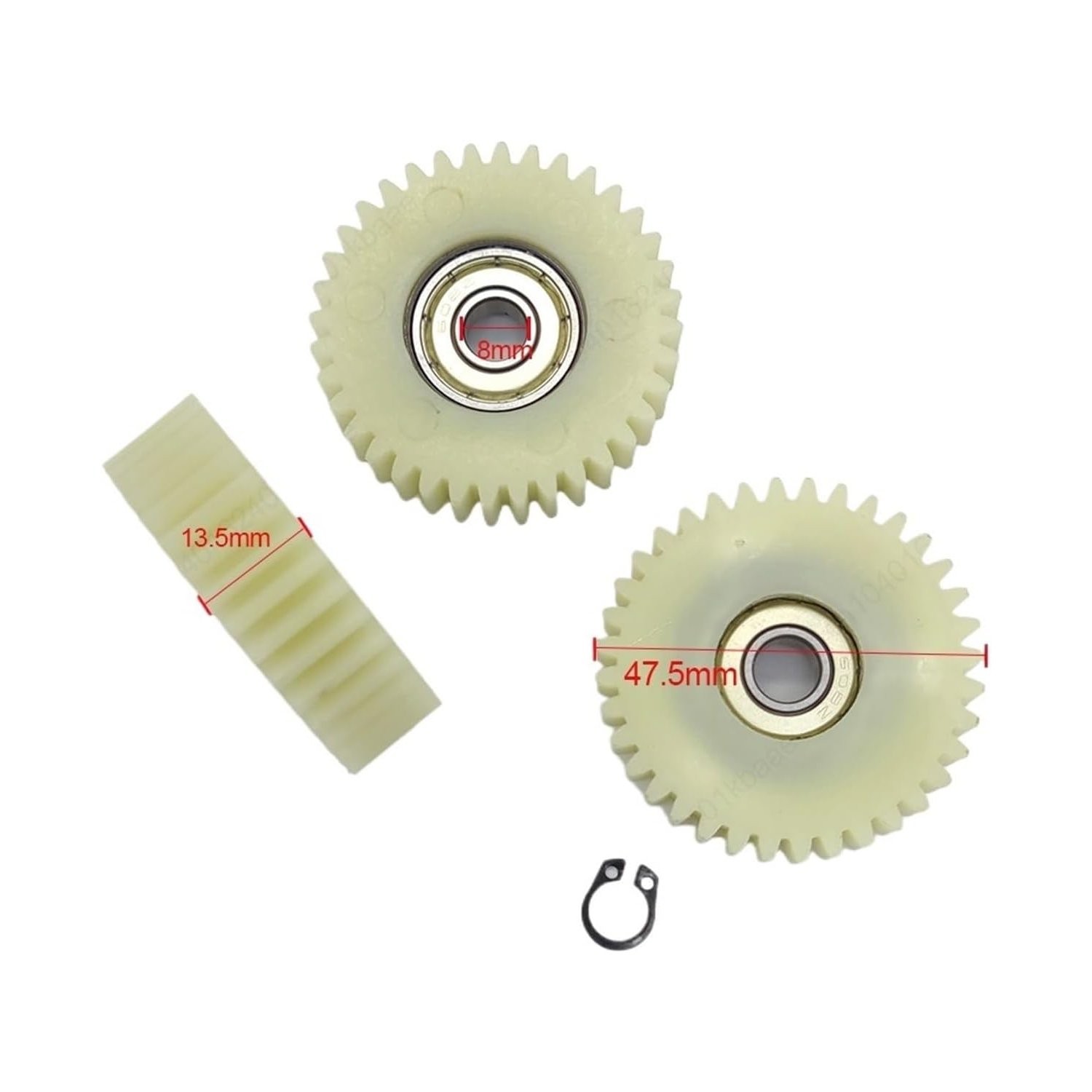 Planetary Gear Set for E-Bike 36T Nylon Gears Compatible with Bafang