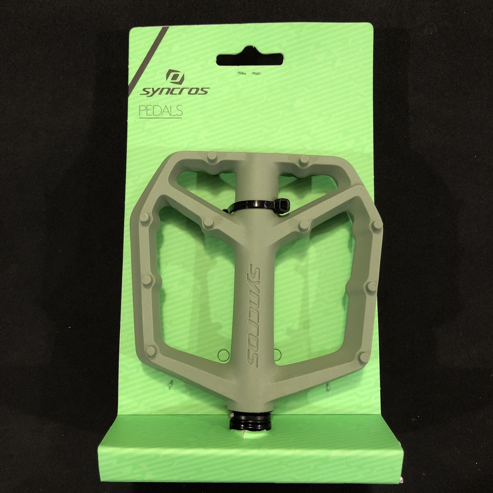 Syncros Squamish III Composite Flat Pedals Large Land Green