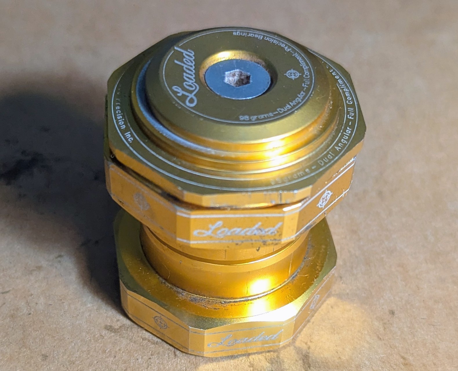 Loaded Precision AmXC Threadless Headset GOLD