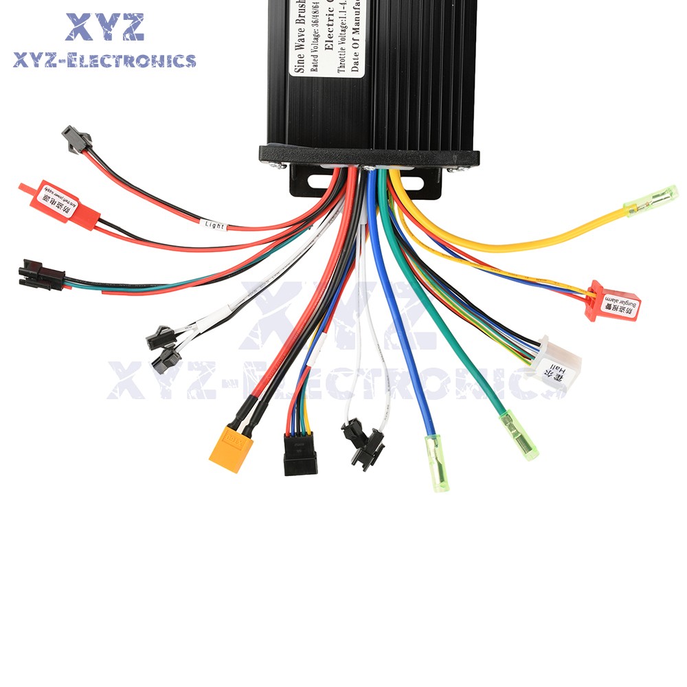 36V 48V 64V 40A 30A 20A Brushless Motor Controller E-Bike S866 LCD Display Meter