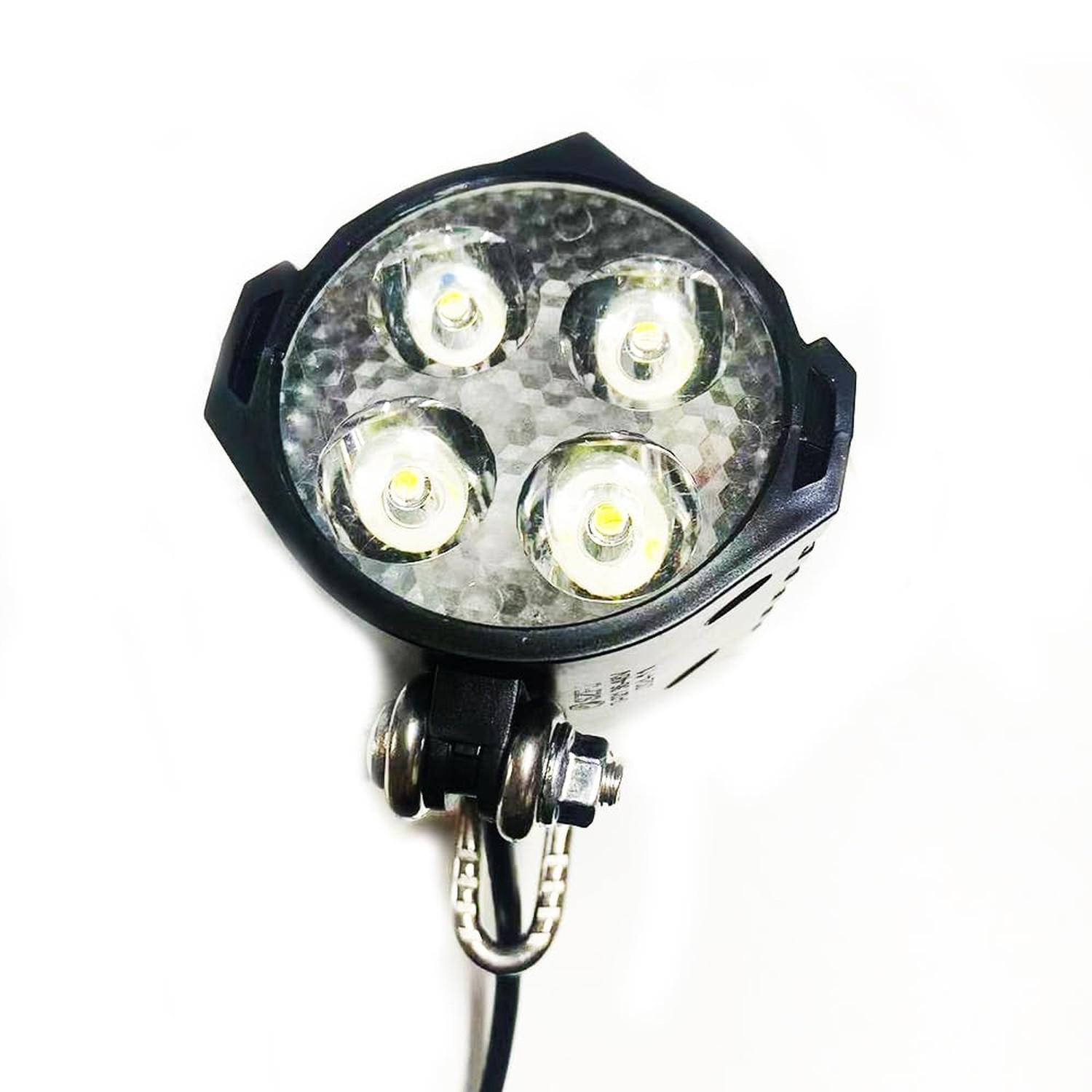 Ebike Headlight 36V-48V Super Bright LED Light for Electric Bike Scooter Moun…